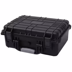 vidaXL Boîte de protection pour équipement 40,6 x 33 x 17,4 cm noir - TU