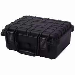 vidaXL Boîte de protection pour équipement 35 x 29,5 x 15 cm noir - TU