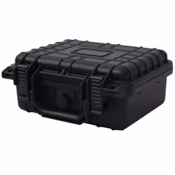 vidaXL Boîte de protection pour équipement 27 x 24,6 x 12,4 cm noir - TU