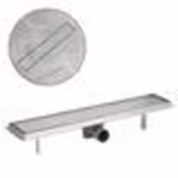 vidaXL Drain de douche linéaire 630 x 140 mm Acier inoxydable - TU