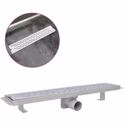 Ce drain de douche linéaire a un design moderne et élégant et ajoutera une touche de style à toute salle de bains. Notre drai ...