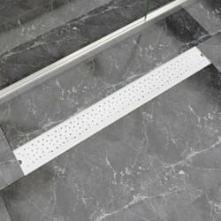 Vidaxl - Drain de douche linéaire 930x140 mm acier inoxydable