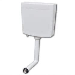 Vidaxl - Réservoir de wc avec entrée d'eau inférieure 3/6 l blanc