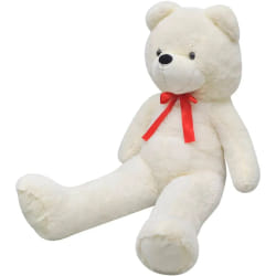 vidaXL Ours en peluche Blanc 170 cm