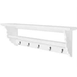 Vidaxl - Porte-manteau pfdm blanc style baroque