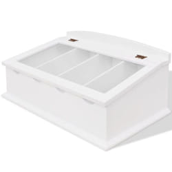 Vidaxl - Range couverts en style baroque pfdm Blanc
