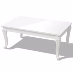 VidaXL 243380, Forme rectangulaire, Blanc