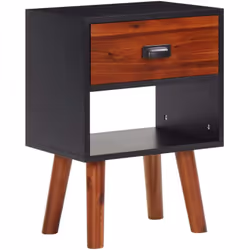 Notre table de chevet en bois de haute qualité, au design simple mais élégant, sera un excellent ajout à votre chambre, salle ...