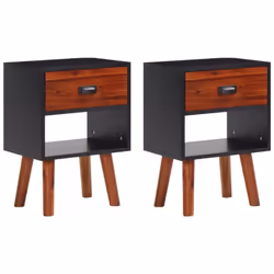 Nos tables de chevet en bois de haute qualité, au design simple mais élégant, seront un excellent accessoire à votre chambre, ...