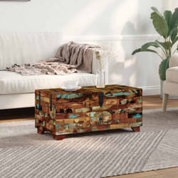 Vidaxl - Coffre table basse Bois de récupération massif 80x40x35 cm
