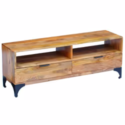 VidaXL 243340, Bois, Bois, Acier, 1200 mm, 350 mm, 450 mm, 1 pièce(s)