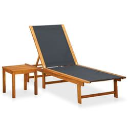 VidaXL 273752 chaise d'extérieur Linge Polyester, Polyvinyl chloride (PVC)
