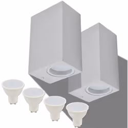 Cette applique murale d'extérieur à LED élégante a un design moderne. Fabriquée en aluminium avec un aspect en acier inoxydab ...