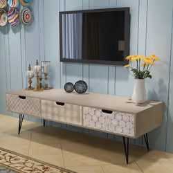 VidaXL 243399 Support TV et centre de divertissement 3 tiroir(s)