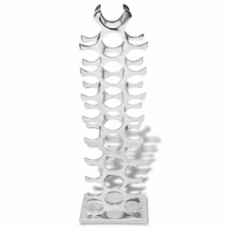 VidaXL 243503 porte-bouteilles Aluminium Argent - Vue supplémentaire 2