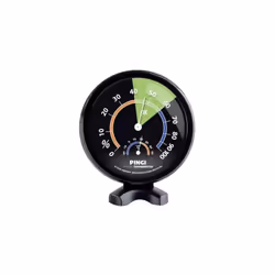 Cet appareil pratique vous permet de contrôler facilement l'humidité relative de l'air (Hr %) et la température (°C). Vous po ...