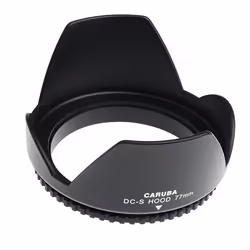 Caruba Wide 77mm, 7,7 cm, Pétale, Noir