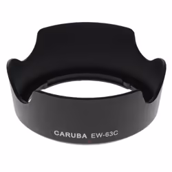 Caruba EW-63C, Canon EF-S, Canon EF-S, Noir, Canon EF-S 18-55mm f 3.5-5.6 IS STM objectief; Canon EF-S 18-55mm f 3.5-5.6 IS S ...