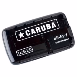 Caruba D43036, CF, CF Type II, MMC, MMC Mobile, MMC+, MS Duo, MS PRO, MS PRO Duo, MicroSD (TransFlash),..., Noir, USB 2.0