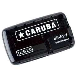 Caruba D43036 lecteur de carte mémoire USB 2.0 Noir
