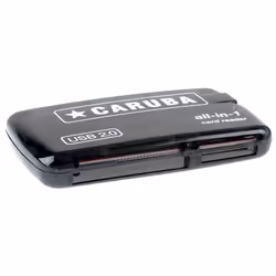 Caruba D43036 lecteur de carte mémoire USB 2.0 Noir