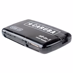 Caruba D43036 lecteur de carte mémoire USB 2.0 Noir