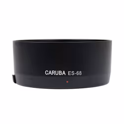 Caruba ES-68, 5 cm, Rond, Noir