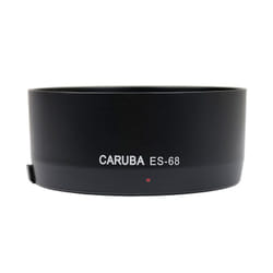 Caruba ES-68 capuchon pour objectifs 5 cm Rond Noir