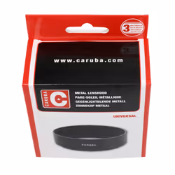 Caruba D101408 capuchon pour objectifs 5,2 cm Rond Noir