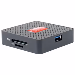 Caruba D101444 lecteur de carte mémoire USB 3.2 Gen 1 (3.1 Gen 1) Gris
