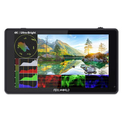 Feelworld LUT6 Moniteur de caméra 15,2 cm (6") Noir Rétroéclairage à LED Écran tactile