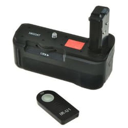 Jupio JBG-S006 étuis pour appareil photo numérique et batterie Batterie grip pour appareil photo numérique Noir, Rouge