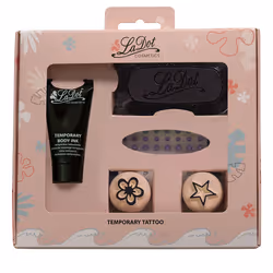 LaDot Tattoo Set 1, Multicolore, Enfants et adultes, unisexe, Noir, 15 ml, Emballage fenêtré