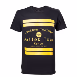 DIFUZED TS408064POK-XL, Tee-shirt, Non classé, Mâle, Noir, Jaune, XL, SML