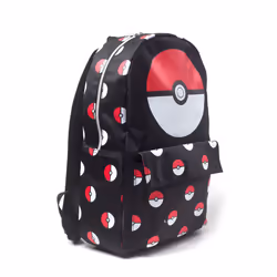 DIFUZED Pokéball AOP sac à dos Noir, Rouge, Blanc