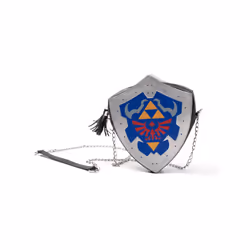 Nintendo Zelda Digital Printed Shield PU Ladies Shoulder Bag, Femme, Sac à bandoulière, Multicolore, Image