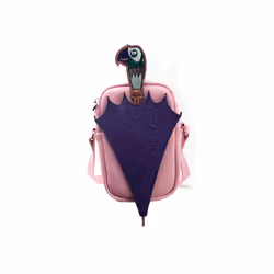 Disney Mary Poppins glitter Umbrella Shoulder Bag, Femme, Sac à bandoulière, Rose, Image, Rose, Polyester