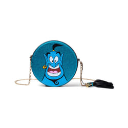 Disney Aladdin - Genie Round Glitter Shoulderbag Bleu Femme Sac à bandoulière
