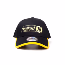 DIFUZED Fallout 76, Enfant, Unisexe, Casquette, Noir, Jaune, Casquette, 1 pièce(s)