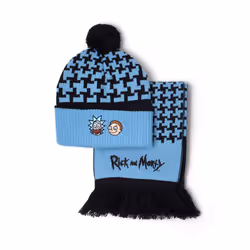 DIFUZED Rick and Morty, Enfant, Unisexe, Chapeau, Noir, Bleu, Bonnet, 1 pièce(s)