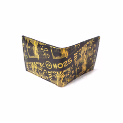 DIFUZED MW116834POK portefeuille, étui pour cartes, support de documents de voyage Noir, Jaune
