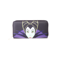Disney Maleficient 2 - Ladies Patched Zip Around Wallet Multicolore