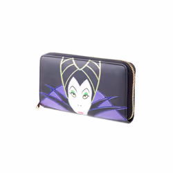 Disney Maleficient 2 - Ladies Patched Zip Around Wallet Multicolore