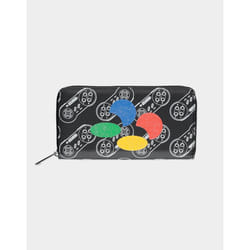Nintendo SNES AOP Zip Around Wallet Multicolore