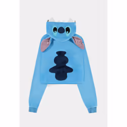 DIFUZED Disney Lilo & Stitch - Stitch Novelty Cropped Hoodie Sweat à capuche - Vue supplémentaire 2