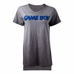 DIFUZED Gameboy, Tee-shirt, Tous, Femelle, Gris, XL, SML