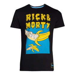 DIFUZED Rick & Morty - Low Hanging Fruit Tee-shirt Encolure torsadée Manche courte