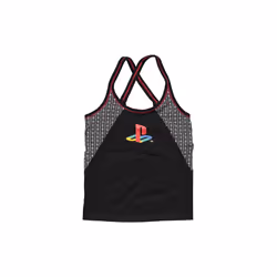 DIFUZED Playstation, Débardeur, Adulte, Femelle, Noir, L, SML