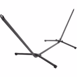 Cadre en fer pour hamac d'extérieur 93x300x105cm (largeur/profondeur/hauteur) couleur anthracite. max 150kg