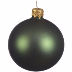 Boule de Noël Boule en verre opaque de couleur vert sapin Cette boule de Noël en verre opaque est parfaite pour créer une amb ...
